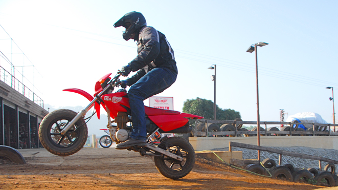 Small Motocross Dirt Bike at Della Adventure Park